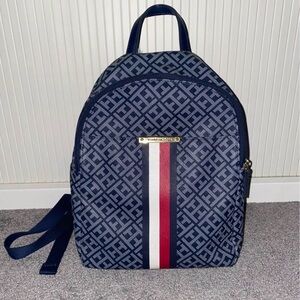 Tommy Hilfiger Patterned Blue Backpack